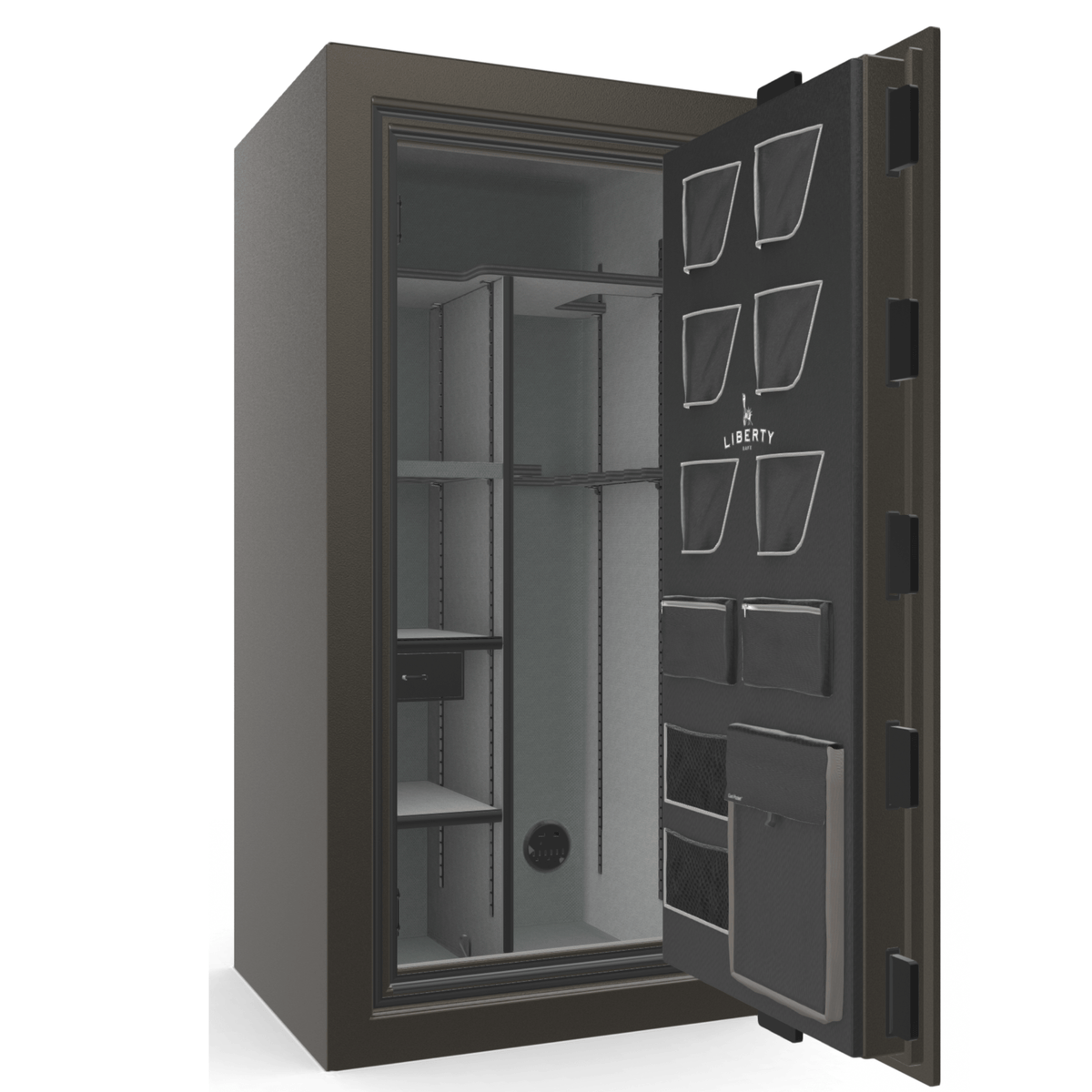 Classic Plus Series | Level 7 Security | 110 Minute Fire Protection | 25 | DIMENSIONS: 60.5&quot;(H) X 30&quot;(W) X 28.5&quot;(D) | Gray Marble | Electronic Lock