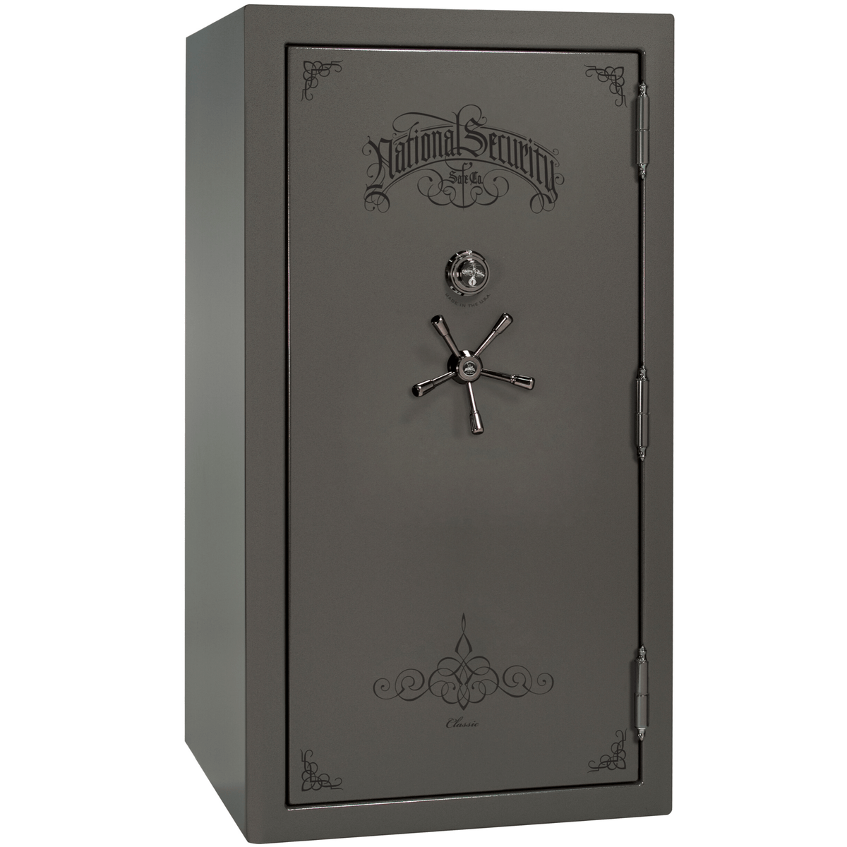 Classic Plus Series | Level 7 Security | 110 Minute Fire Protection | 50 | DIMENSIONS: 72.5&quot;(H) X 42&quot;(W) X 32&quot;(D) | Gray Marble | Mechanical Lock