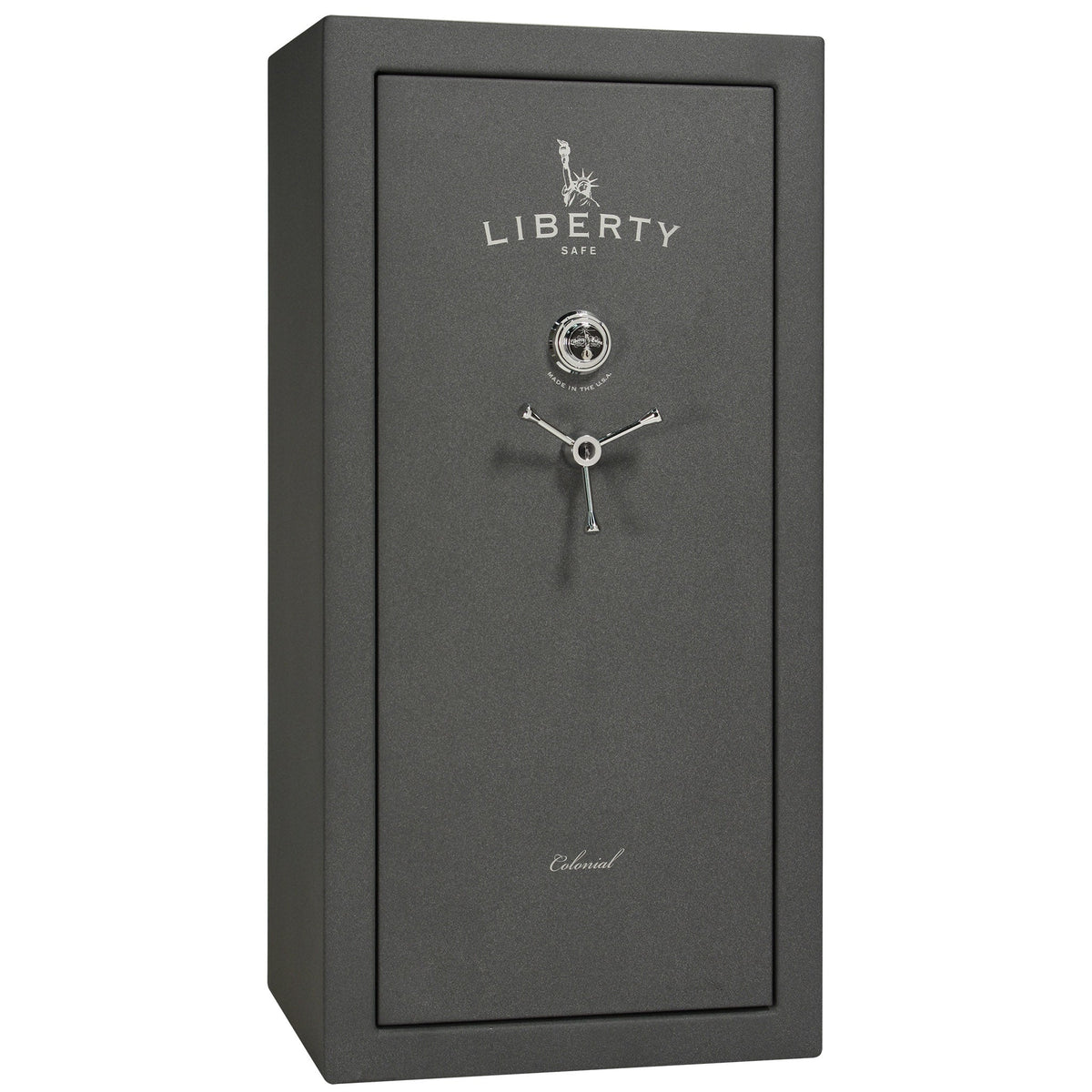 Colonial Series | Level 4 Security | 75 Minute Fire Protection | 23 PRO FLEX | DIMENSIONS: 60.5&quot;(H) X 30&quot;(W) X 22&quot;(D*) | Granite Textured | Mechanical Lock - Closed